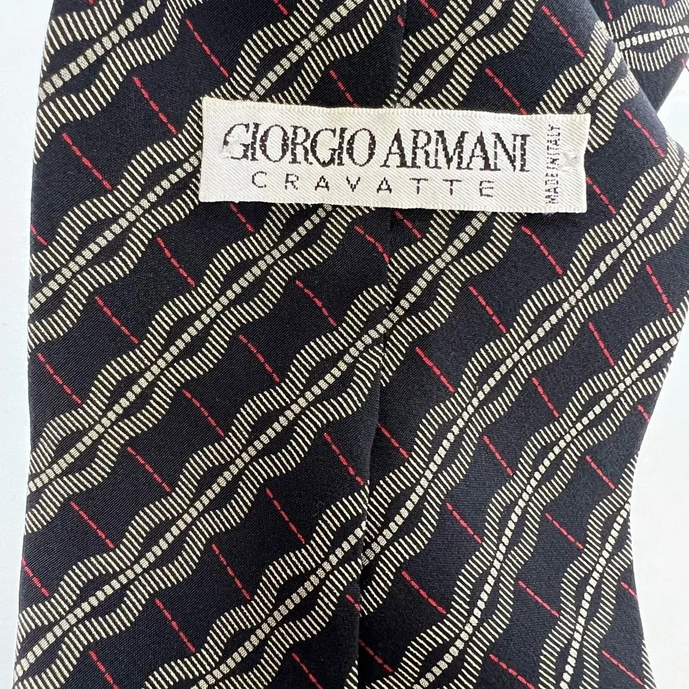Giorgio Armani Cravette 100% Silk Classic Tie